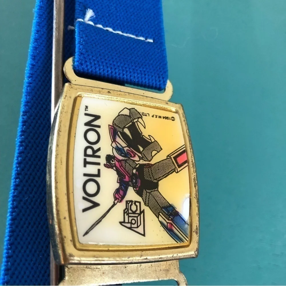 Vintage Voltron Belt Magnetic Elastic Adjustable Collectible 1984 Never Used